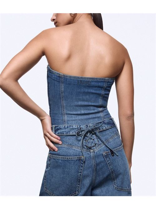 Top bustier in denim Liu Jo | UA6506D0399.79157